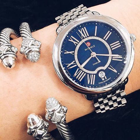 This Serein 16 blue diamond dial watch is going straight to the top of our wish list. Which MICHELE watch is on your wish list this year?  @nordstrom_fashionplace #MICHELEwatches #MICHELEwishlist Michele Watch, Watches Diamond, Michele Watches, Gold Luxury, Luxury Timepieces, Diamonds And Gold, Diamond Gold, Love Bracelets, Wish List