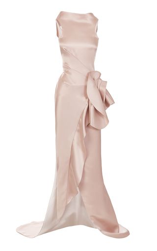 Pink Rose Dress, Iconic Dresses, Sleeveless Gown, Gala Dresses, Fantasy Dress, Glam Dresses, Rose Dress, Fashion Design Clothes, Classy Dress