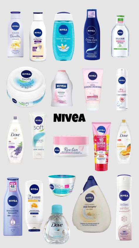 Nivea #nivea #skincare #bodycare Nivea Skin Care Products, Nivea Skincare, Nivea Cream, Beauty Treatments Skin Care, Skin Aesthetics, Serious Skin Care, Basic Skin Care Routine, Perfect Skin Care Routine, Fancy Makeup