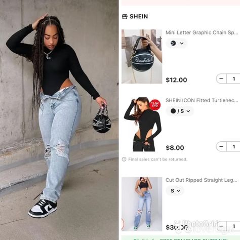 Shien Clothes Outfits Winter, Shien Outfit Idea For Winter, Spring Shein Outfits, Shein Outfits Winter, Shein Outfits Ideas, Baddie Shein Outfits, Shein Ideas, Shein Outfit Ideas, Outfit Shein