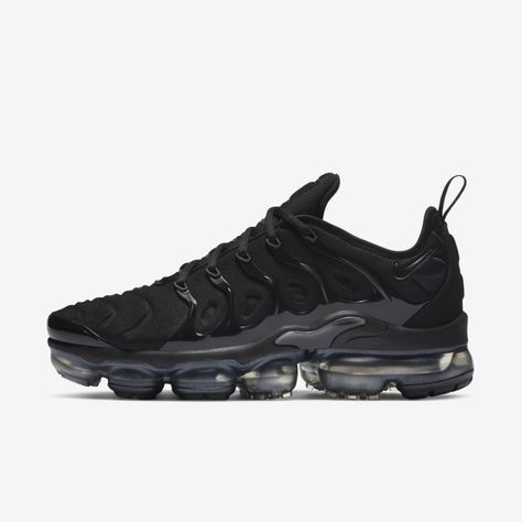 Vapor Max Nike Women, Black Vapormax, Nike Air Vapormax Plus Women, Vapormax Plus Black, Nike Vapormax Plus, Vapormax Nike, Nike Noir, Nike Vapor Max, Zapatillas Nike Air