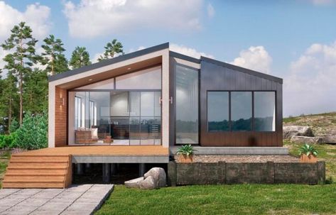 The Best Modular Home Manufacturers of 2023 - Bob Vila Modular House Design Prefab Homes, Modular Homes Australia, Pre Manufactured Homes, Futuristic Home Design, Contemporary Exterior Homes, Modular Home Prices, Best Modular Homes, Pre Built Homes, Modular Home Manufacturers