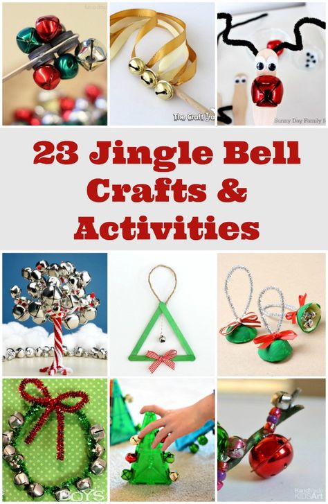 23 Jingle Bell Craft Ideas & STEM Activities - Edventures with Kids Christmas Crafts And Activities, Bell Crafts, Jingle Bells Diy, Bell Craft, Jingle Bell Crafts, Craft Bells, Crafts And Activities For Kids, Christmas Crafts For Toddlers, Preschool Christmas Crafts