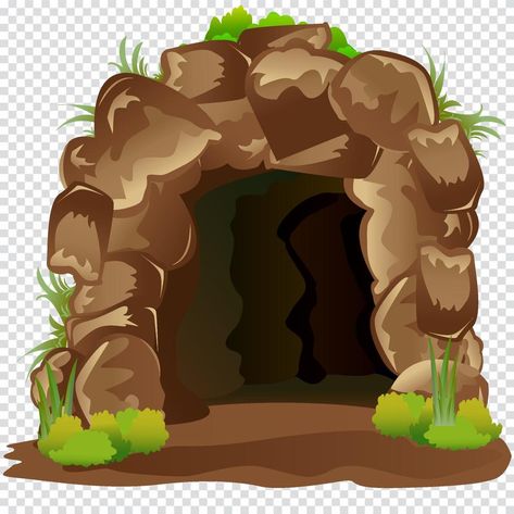 caverna dos desenhos animados isolada em fundo transparente Transparent Background