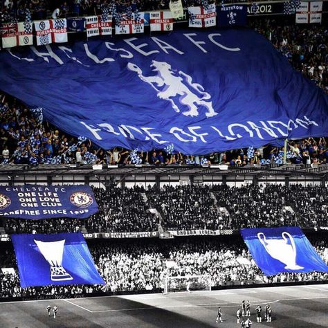 The Pride Of London Chelsea, London Is Blue Chelsea, Pride Of London Chelsea, Chelsea Fc Stamford Bridge, Football Aesthetic, Chelsea Soccer, London Chelsea, London Pride, Stamford Bridge