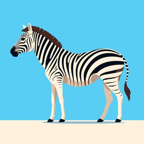 Zebra Cartoon, Zebra Illustration, Zebra Art, Endangered Animals, Business Card Maker, Card Banner, Poster Invitation, Cartoon Clip Art, Cartoon Animals