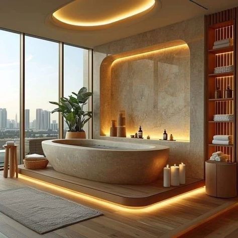 Bathroom Design ✨️ #trendingpost #viralpost #instagramreels #bathroomtour #explorepage #beforeandafter #interiorbathroom #bathroomdesign #bathroomdecor #rennovation #homedesignsdworld #newkitchenhacks #mumbairains #worldmilkday #mensoutfit #celebrityrecipes Jacuzzi Tub Bathroom, Spa Room Design, Lux Bathroom, Jacuzzi Bathroom, Bathroom Concepts, Bath Tube, Luxury Spa Bathroom, Home Spa Room, Bathroom Design Styles