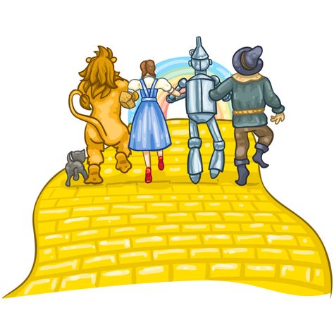 Wizard Of Oz Clipart Yellow Brick Road ... Wizard Of Oz Clipart, Road Drawing, Oz Tattoo, Wizard Of Oz Characters, Wizard Of Oz Movie, Wizard Of Oz 1939, Oz Movie, The Yellow Brick Road, Cowardly Lion