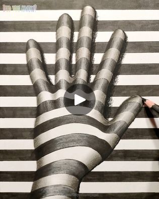 Super Realistic 3D Hand Illusion - Learn To Draw | Super Realistic 3D Hand Illusion - Learn To Draw | By Did you know?Facebook Hand Illusion, 3d Illusion Drawing, 3d Hand, 3d Illusion, Learn To Draw, To Draw, Did You Know, Drawings