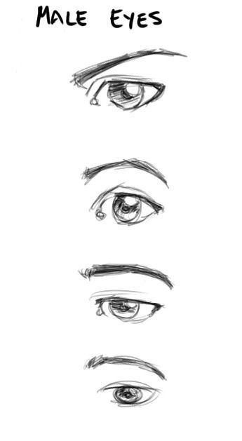 Male Eye Drawing Reference, Male Painting, Body Male, How To Draw Anime Eyes, Realistic Eye Drawing, Manga Eyes, Eye Drawing Tutorials, Eye Sketch, Drawing Face