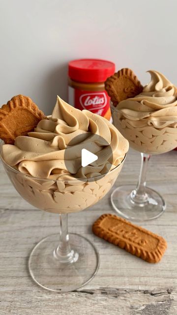 Biscoff Mousse, Lotus Biscuits, Biscoff Spread, Lotus Biscoff, Double Cream, Vow Renewal, 2 Ingredients, All You Need Is, Waffles