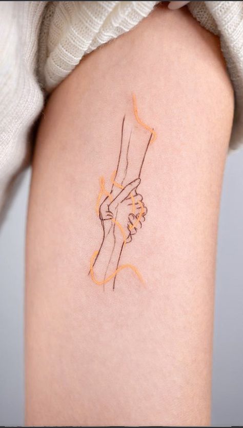 Unbreakable Vow Tattoo, Unbreakable Vow Harry Potter, Duality Tattoo Ideas, Duality Tattoo, His And Her Tattoo, Tattoo Ideas Traditional, Kintsugi Tattoo, Harry Potter Sleeve, Tiny Tattoos With Meaning