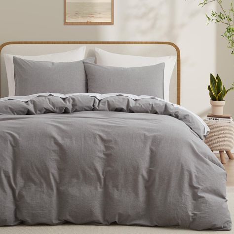 Linen duvet cover bedroom