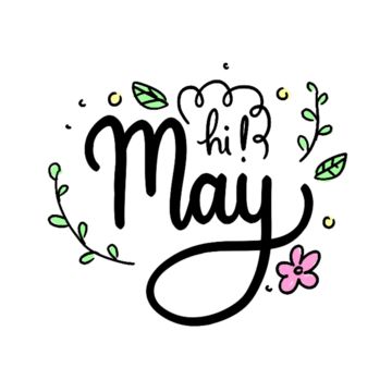 Hello May Month, May Calligraphy, Months Lettering, May Font, Calligraphy Months, May Lettering, Month Lettering, Bullet Journal May, Week Organizer