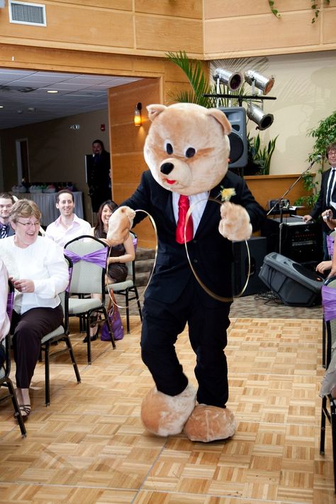 Ring bearer? Sure. Ring BEAR? Hell yes! Every time we get to see a ring bear, we get excited. We decided to pull together all of our favorite ring bears to pay respect to that most LOL-worthy of gu… Kilt Wedding, Ring Bear, Wedding Readings, Abc Photo, Ring Bearers, Bear Costume, Unity Ceremony, Rainbow Wedding, Gettin Hitched