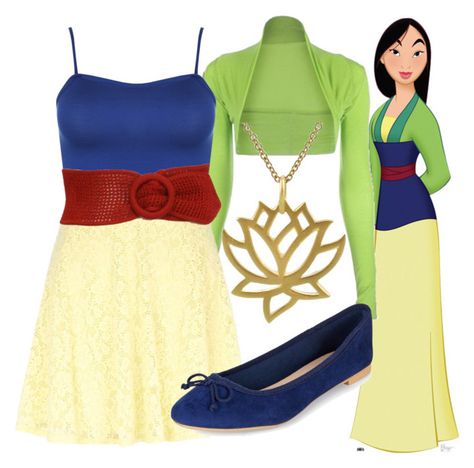 "Mulan" by dutchveertje ❤ liked on Polyvore featuring DeWitt, WearAll, New Look, Tressa, disney, disneybound, mulan and disneycharacter Mulan Disneybound Casual, Mulan Disney Bounding, Te Fiti Disneybound, Mulan Costume Women, Mulan Outfit Ideas, Mulan Costume Diy, Disney Bound Outfits Princess, Mulan Inspired Outfit, Hades Disneybound