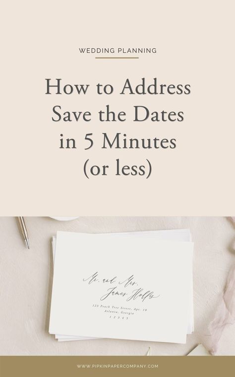 Useful Save The Date Ideas, Wedding Save The Date Envelopes, Address Wedding Invitations, Addressing Save The Dates, Save The Dates Envelopes, How To Address Save The Dates, Wedding Invite Addressing, Save The Date Stationary, How To Address Wedding Save The Dates