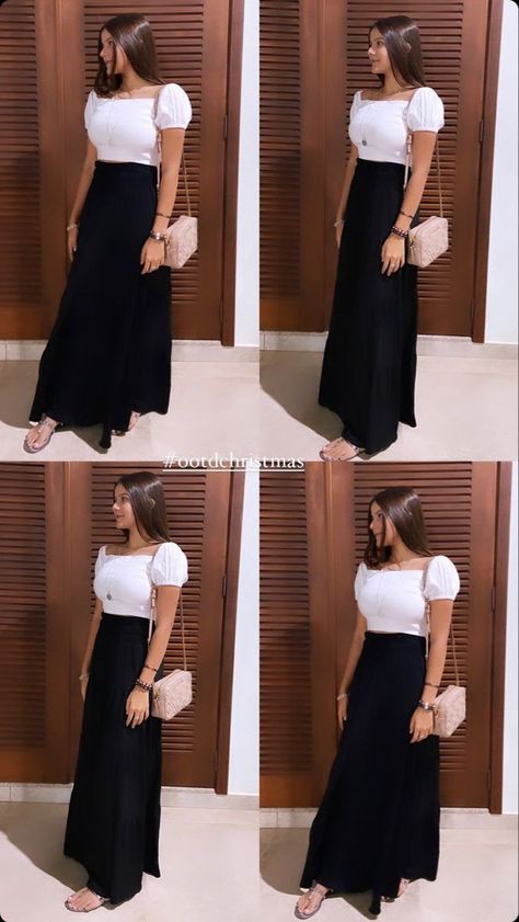 Pretty Dresses Casual, Long Skirt Fashion, Long Skirt Outfits, Trendy Dress Outfits, Elegante Casual, Classy Dress Outfits, Stylish Dress Designs, Fashion Hacks Clothes, Indian Fashion Dresses