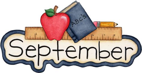 For most young people, September means back to school and is an exciting time… September Clipart, September Pictures, September Images, Welcome September, Writing Paper Template, September Calendar, Happy September, Back To School Bulletin Boards, Free Calendar