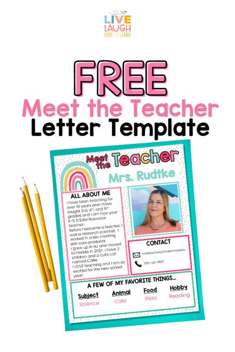 Teacher Introduction Letter To Parents Template Free, Meet The Teacher Template Free Download, Teacher Welcome Letter Template Free, About The Teacher Template Free, Free Meet The Teacher Template Freebie, Free Meet The Teacher Template Editable Preschool, Welcome Letter To Parents From Teacher, Meet Your Teacher Template Free, Meet The Teacher Template Editable Free