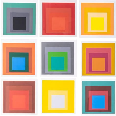 Josef Albers Bauhaus, Graphic Blanket, Josef Albers Color, Joseph Albers, Square Painting, Josef Albers, Paul Klee, National Gallery Of Art, Art Institute Of Chicago