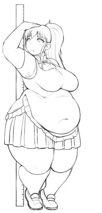 Chubby love art drawing Feederism Belly Art, Goofy Drawing Reaction, Plus Size Drawing Base, Chubby Oc Base, Chubby Woman Drawing, Plus Size Character Design, Chubby Female Character Art, Chubby Character Design, Chubby Oc Art