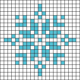 Alpha pattern #63169 | BraceletBook Snowflake Knitting Pattern Chart, Pixel Art Christmas Pattern, Snowflake Alpha Pattern, Knit Motif Pattern Charts, Snowflake Knitting Chart, Alpha Pattern Christmas, Pixel Snowflake, Christmas Alpha Patterns, Snowflake Cross Stitch Pattern