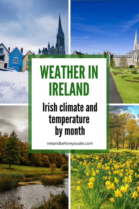 WEATHER in IRELAND by month: the Irish climate & temperature Ireland In March, August Weather, Backpacking Ireland, Ireland Hotels, Ireland Weather, Best Of Ireland, Ireland Tours, August Summer, European Travel Tips