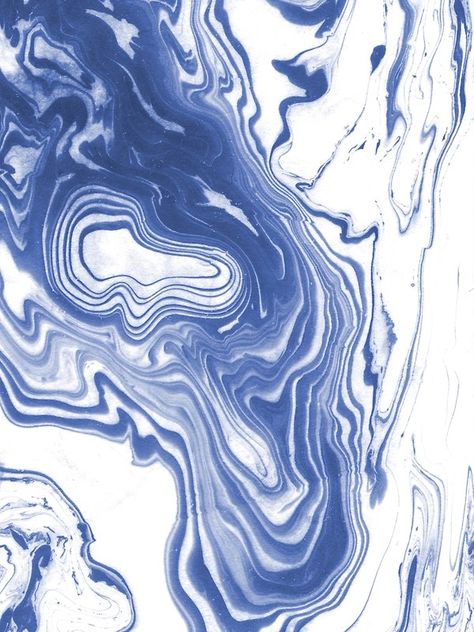 Wave Art Painting, Ocean Texture, Spilled Ink, Water Swirl, Swirl Art, Blue Art Print, Wave Illustration, Minimal Painting, Modern Marble