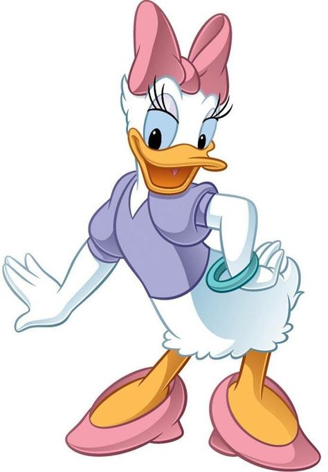 Daisy Giant Daisy, Minnie Y Daisy, Duck Applique, Pata Daisy, Easy Disney Drawings, Duck Wallpaper, Mickey Mouse Images, Donald And Daisy Duck, Duck Cartoon