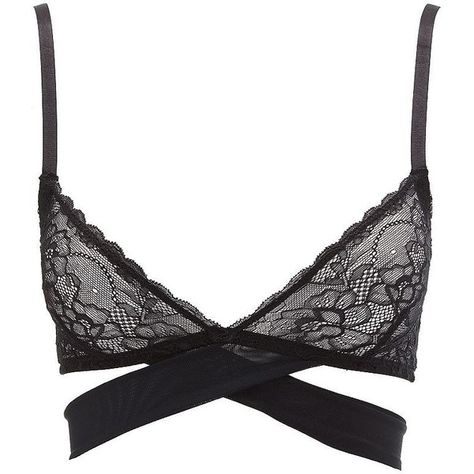 Charlotte Russe Lace & Mesh Wrapped Bralette (165 ARS) ❤ liked on Polyvore featuring intimates, bras, black, sheer bra, sheer mesh bra, lace bra, lace bralette bra and cut-out bras Bordelle Lingerie, Lacy Bras, Criss Cross Bra, Bras Lace, Lace Bras, Lacy Bra, Sheer Bra, Floral Bra, Adjustable Bra