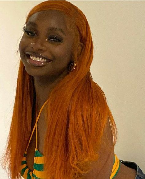 Ginger Ginger hair Grill y2k Ginger hair black women Ginger hair black women Ginger Hair Color, Dyed Natural Hair, Baddie Hairstyles, Orange Hair, Hair Inspo Color, Ginger Hair, Black Girls Hairstyles, Aesthetic Hair, Black Women Hairstyles