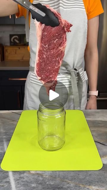 Steak In A Jar, Metallica Song, Ways To Cook Steak, Strip Steak Recipe, Cook Steak, Cooking Tricks, Grilled Steak Recipes, Perfect Steak, Beef Stew Recipe