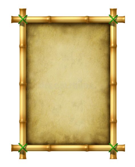 Bamboo Frames Picture, Japanese Frame, Food Background Wallpapers, Blank Frames, Bamboo Photo Frame, Bamboo Background, Bamboo Picture Frames, Tropical Frames, Frame Illustration