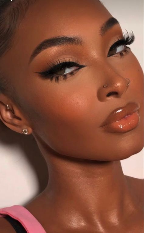 Elegantes Makeup, Dag Make Up, Mekap Mata, Brown Girls Makeup, Ideas De Maquillaje Natural, Natural Glam Makeup, Flot Makeup, Makeup For Black Skin, Brown Skin Makeup