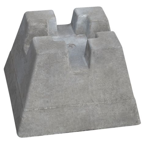 Evo-Crete Handi Block Instant Foundation System - Masters Home Improvement Design, Layout, Diy Floating Deck, Floating Deck, Concrete Block, Ugly Duckling, Being Ugly, Floating