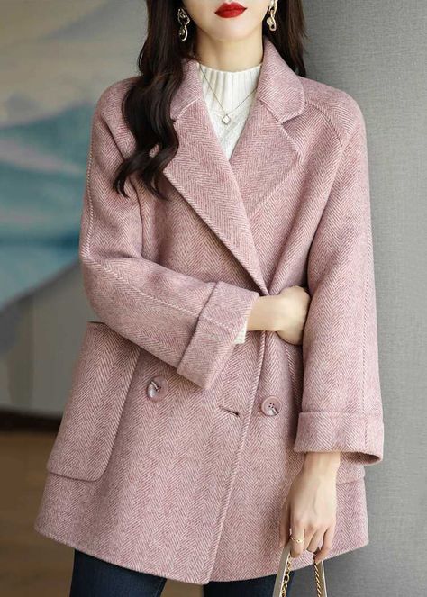 Fall Fashion Dresses, Elegant Jacket, Woolen Coat, Short Coat, Casual Outfit, Dress For Success, Coat Fashion, Winter Looks, Womens Fashion Trends