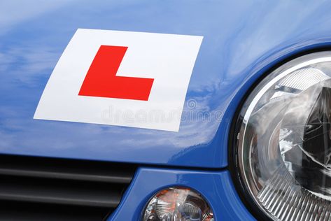 L Plate on car - front view. L Plate on blue car for learner driver - front view , #sponsored, #front, #view, #Plate, #car, #driver #ad Learner Driver, Driving Humor, Driving Permit, Driving Instructor, Learning To Drive, Letter Of Recommendation, Driving School, Private Practice, New Drivers