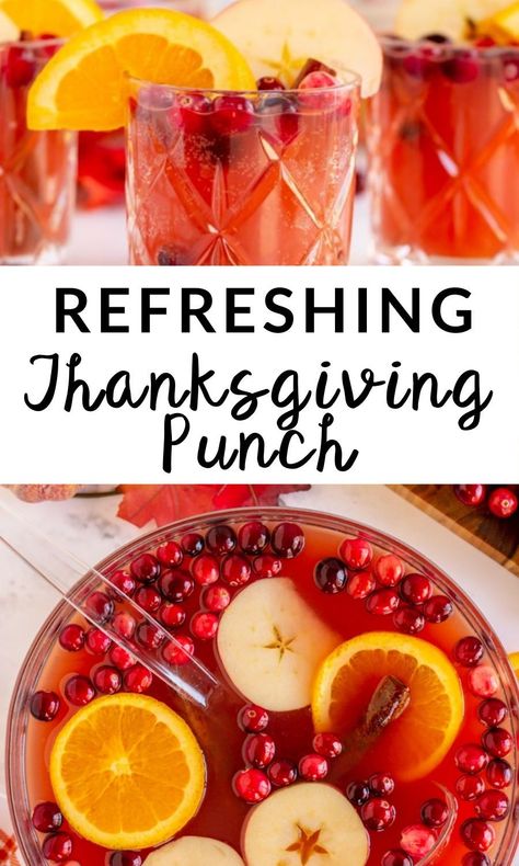 Fall Cranberry Punch, Easy Thanksgiving Punch Non Alcoholic, Thanksgiving Day Punch Recipes, Thanksgiving Vodka Punch, Fall Non Alcoholic Drinks Apple Cider, Thanksgiving Drinks Non Alcoholic Pitcher, Fall Wine Punch Recipes, Thanksgiving Day Punch, Fall Themed Alcoholic Punch