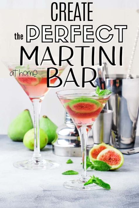 Make Your Own Martini Bar Party Ideas, Martini Tasting Party Ideas, Martini Bar Set Up, Diy Martini Bar, Weenies And Martinis Party, Martini Party Ideas, Weenies And Tinis Party Ideas, Bar Set Up For Party At Home, Martini Bar Party Ideas