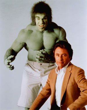 The Incredible Hulk, Lou Ferrigno & Bill Bixby 70's Shows Tv Series, Makeup 1970s, Nostalgia 1970s, Tv Tube, Hairstyles 1970s, Incredible Hulk Tv, 1970s Makeup, Bill Bixby, 1970s Aesthetic