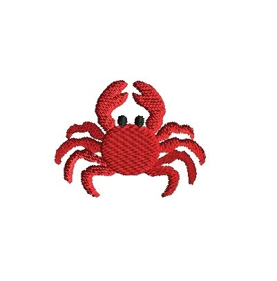 Mini Crab 2 - 3 Sizes! - Products - SWAK Embroidery Sew Cha Cha Crab Embroidery, Hand Embroidery Videos, Cute Patches, Embroidery Videos, Princess Bubblegum, Hand Embroidery Pattern, Character Design Animation, Quirky Design, Diy Couture