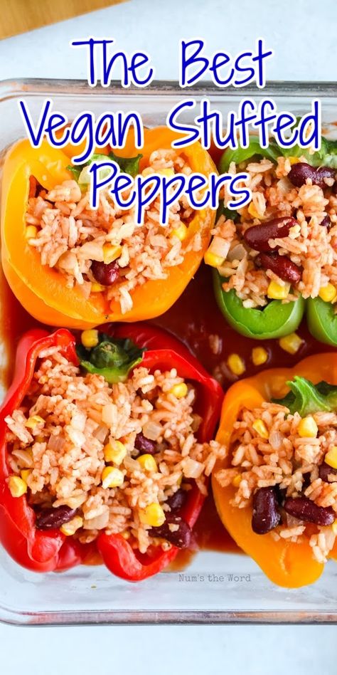 Best Vegan Stuffed Peppers, Vegan Italian Stuffed Peppers, Meatless Bell Pepper Recipes, Easy Vegan Stuffed Peppers, Stuffed Red Peppers Vegetarian, Daniel Fast Stuffed Bell Peppers, Stuffed Peppers Without Meat, Stuffed Peppers No Cheese, Vegan Unstuffed Peppers