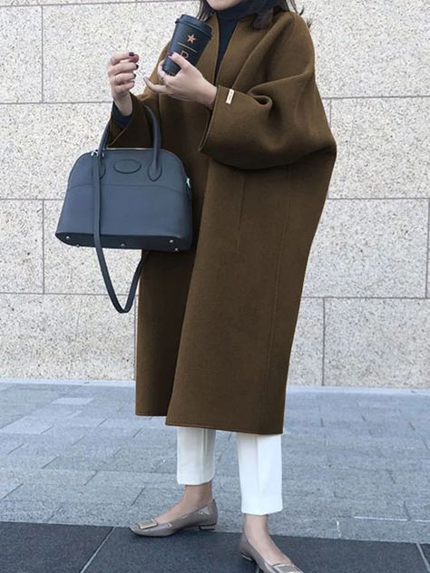 Camel coat street style