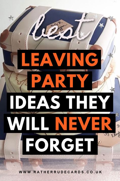 DIY creative send off leaving party ideas and going away party ideas for him or her Despedida Party Ideas, Farewell Party Centerpieces, Farewell Party Photo Booth, Send Off Ideas For Friends, Farewell College Party Ideas, Relocation Party Ideas, Bon Voyage Theme Party, Send Off Party Ideas Office, Surprise Farewell Party Ideas