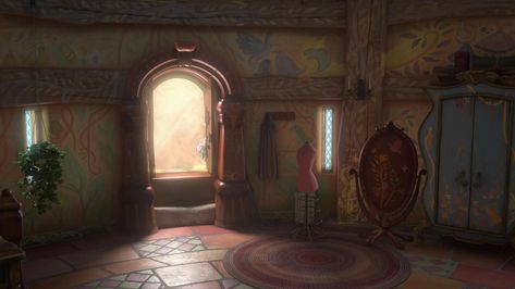 The Art of “Tangled” · Pushing Pixels Tower Reference, Tangled Room, Rapunzel Room, Rapunzel Castle, Tangled Tower, Rapunzel Tower, Tangled 2010, Rapunzel Disney, Images Disney