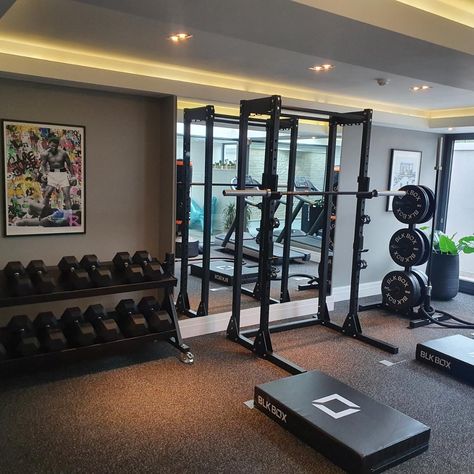 Which home gym would you choose? 1, 2, 3 or 4? 🤩 #BuiltBetter #BLKBOX #homegym #gyminspiration #gymmotivation