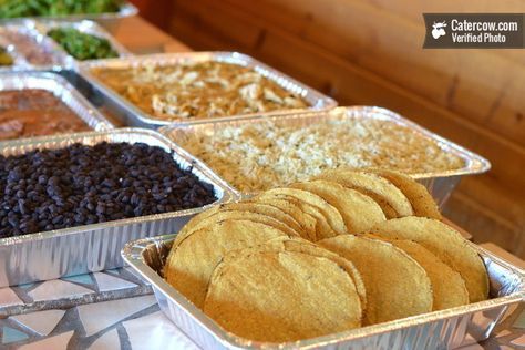 Build your own Tostada Bar Tostadas Bar Party, Tostada Buffet Ideas, Tostada Party Ideas, Build Your Own Bowl Bar, Tostada Bar Party Ideas, Build Your Own Food Bar Ideas, Tostada Bar, 22nd Bday, Party Food Bar