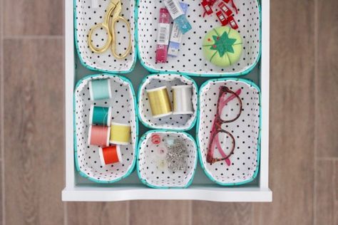 Hold it Bin Pattern – MADE EVERYDAY Fabric Basket Tutorial, Spring Pattern, Sew Ins, Fabric Boxes, Sewing Stitches, Fabric Christmas Ornaments, Fabric Baskets, Sewing Projects For Beginners, Sewing For Beginners