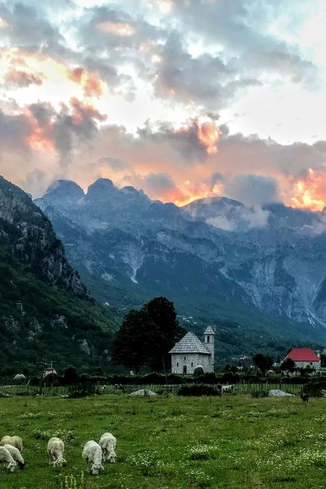 The Complete Guide to Theth and Albania's Accursed Mountains Kosovo Mountains, Albanian Mountains, Albania Vacation, Kruje Albania, Albania Aesthetic, Shkoder Albania, Hiking Vacations, Balkan Countries, Villa Apartment